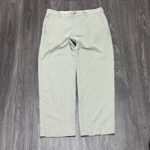 Tommy Bahama Pants Trouser Mens 34x30 Khaki Beige‎ Straight Leg Tencel Wool